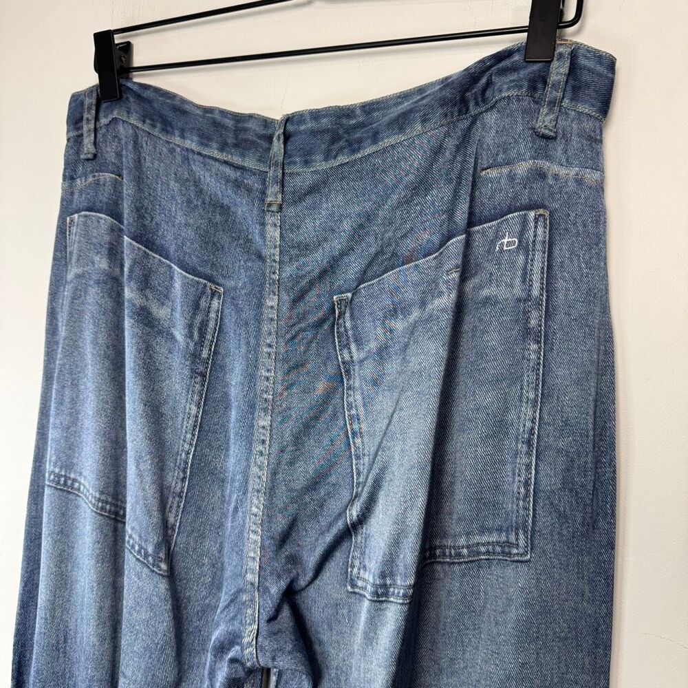 Rag & Bone Miramar Satin Logan Mid Rise Carpenter Jeans 30 - Picture 6 of 9